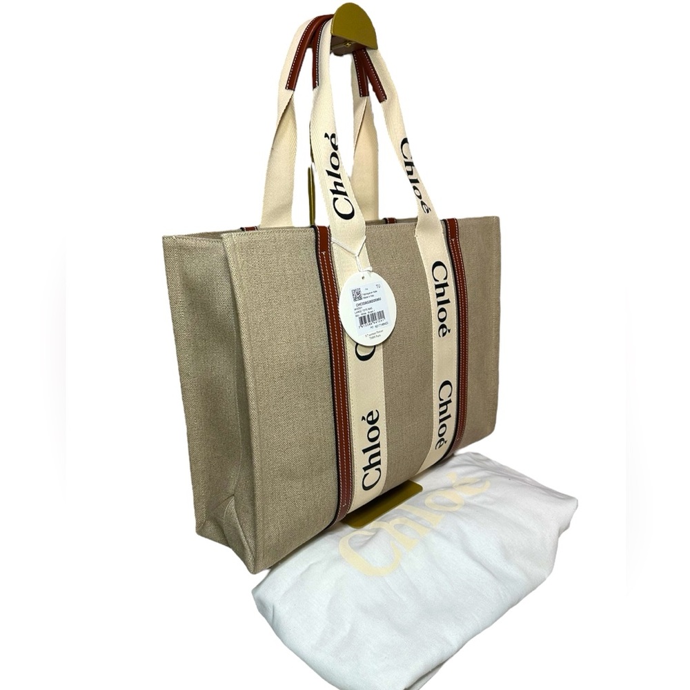 ❌SOLD❌Chloé Woody Large Tote (NWT) + Dustbag - Picture 2 of 10